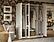 Regal Wardrobe Armoire w/Mirrored Panel by Palace Imports
