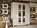 Regal Wardrobe Armoire w/Mirrored Panel by Palace Imports