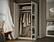 Urban 2-Door Wardrobe Armoire w/Mirrored Panel by Palace Imports