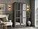 Urban 2-Door Wardrobe Armoire w/Mirrored Panel by Palace Imports
