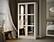 Urban 2-Door Wardrobe Armoire w/Mirrored Panel by Palace Imports