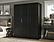 Urban 3-Door Wardrobe Armoire w/Raised Panel by Palace Imports