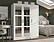 Urban 3-Door Wardrobe Armoire w/Mirrored Panel by Palace Imports