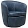 Barolo - Vintage Navy Swivel Club Chair by Parker House Furniture