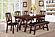 F1331 Wood Dining Chair Walnut by Poundex