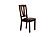 F1331 Wood Dining Chair Walnut by Poundex