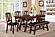 F1332 Wood Dining Bench Walnut by Poundex