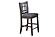 F1731 Wood Dining High Chair Gray by Poundex