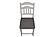 F1799 Wood Dining High Chair Antique White by Poundex