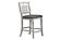 F1799 Wood Dining High Chair Antique White by Poundex