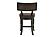 F1824 Wood Dining High Chair Espresso by Poundex