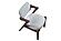 F1840 Wood Dining Chair Walnut by Poundex
