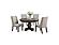 F1919 Wood Upholstered Dining Chair Oak by Poundex