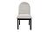 F1926 Wood Upholstered Dining Chair White/Black by Poundex