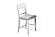 F1932 Wood Dining High Chair Antique White by Poundex