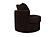 F1941 Fabric Swivel Chair Chocolate by Poundex