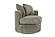 F1942 Fabric Swivel Chair Smoke by Poundex