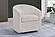 F1952 Fabric Swivel Chair Beige by Poundex