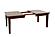 F2207 Wood Dining Table Walnut by Poundex