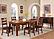 F2207 Wood Dining Table Walnut by Poundex