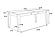 F2207 Wood Dining Table Walnut by Poundex