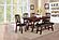 F2271 Wood Dining Table Walnut by Poundex