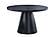 F2437 Wood Dining Table Black by Poundex