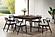 F2496 Wood Dining Table Walnut by Poundex