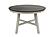 F2512 Wood Dining Table White/Gray by Poundex