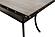 F2518 Ironware Dining Table Black/Dark Oak Top by Poundex