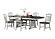 F2523 Wood Dining Table Antique White by Poundex