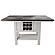 F2524 Wood Counter Height Dining Table Antique White by Poundex