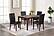 F2630 Wood 5-Piece Dining Set Black/Cherry by Poundex