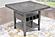 F2700 Wood Counter Height Dining Table Gray by Poundex