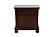 F4345 Wood 2-Drawer Nightstand Antique Cherry by Poundex