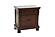F4345 Wood 2-Drawer Nightstand Antique Cherry by Poundex