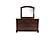 F4346 Wooden Frame Mirror Antique Cherry by Poundex