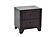 F4861 Wood 2-Drawer Nightstand Dark Merlot by Poundex
