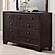 F4863 Wood 9-Drawer Dresser Dark Merlot by Poundex