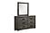 F5493 Wood 6-Drawer Dresser Foil Gray by Poundex