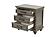 F5501 Wood 3-Drawer Nightstand Gray by Poundex