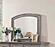 F5502 Wooden Frame Mirror Gray by Poundex