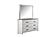 F5523 Wood 6-Drawer Dresser Whitewash/Smoking Gray by Poundex