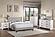 F5524 Wood 5-Drawer Chest Whitewash/Smoking Gray by Poundex