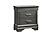 F5561 Wood 2-Drawer Nightstand Dark Gray by Poundex