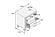 F5571 Wood 2-Drawer Nightstand w/Built-In Wireless Charging Silver by Poundex