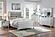 F5574 Wood 5-Drawer Chest Silver by Poundex