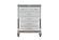 F5574 Wood 5-Drawer Chest Silver by Poundex
