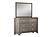 F5578 Wood 6-Drawer Dresser Grayish Brown by Poundex