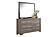 F5578 Wood 6-Drawer Dresser Grayish Brown by Poundex